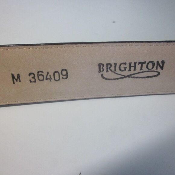 Brighton Womens Size M Leather Belt 1.25\